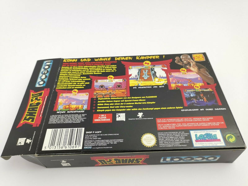 Super Nintendo Game "Shaq Fu" SNES | Original packaging | PAL NOE | SHAQ FU