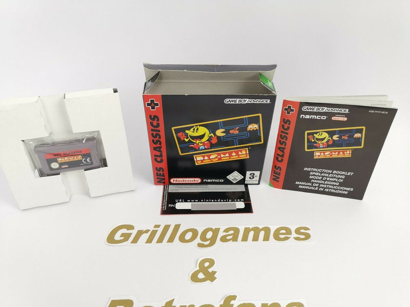 Nintendo Gameboy Advance Game "Pac-Man" GBA | Original packaging | Nes Classics