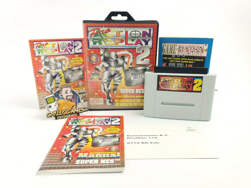 Super Nintendo Zubehör " Pro Action Replay 2 Super Nes " Snes  Mogelmodul Cheats