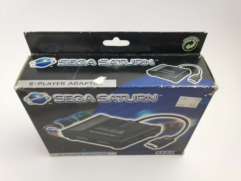 Sega Saturn Zubehör Controller Adapter Multitap " 6-Player Adaptor " Pal | Ovp