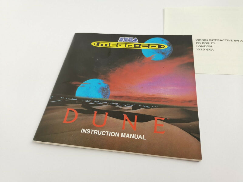 Sega Mega CD Spiel " DUNE "  MegaCD | MC | Ovp | Pal