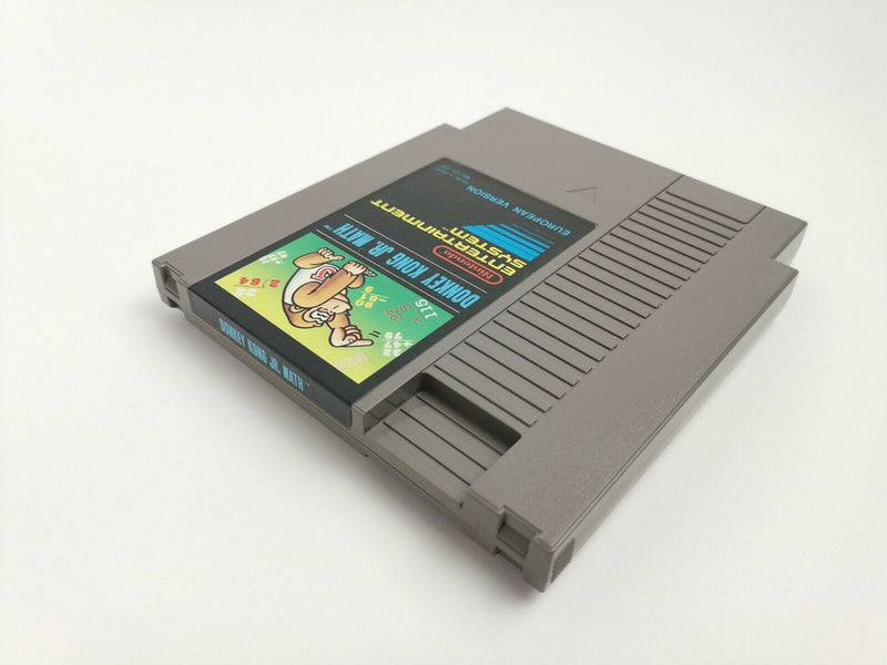 Nintendo Entertainment System Spiel " Donkey Kong Jr. Math " NES |Modul |PAL EEC