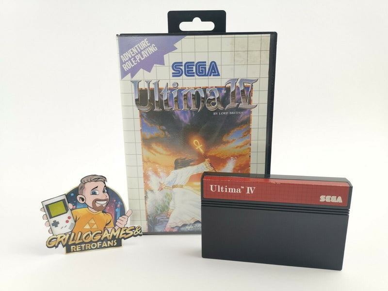 Sega Master System Spiel " Ultima IV 4 " Ovp | Pal | MS