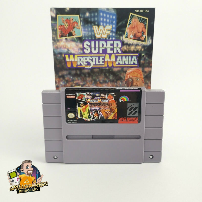 Super Nintendo game "Super Wrestle Mania" SNES | Module | NTSC-U/C USA
