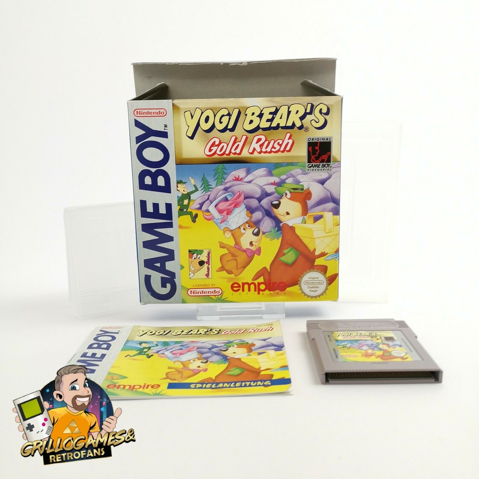 Nintendo Gameboy Classic Spiel " Yogi Bears Gold Rush " Game Boy | OVP PAL NOE