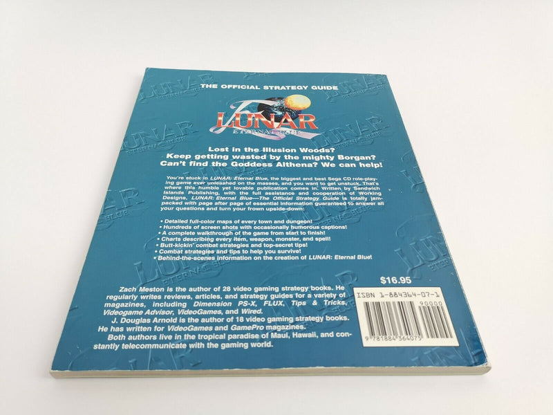 Sega CD Role Playing Game " Lunar  Eternal Blue The Official Strategy Guide "