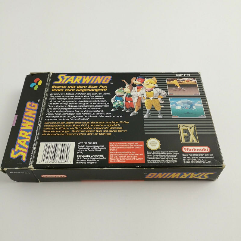 Super Nintendo Spiel " Starwing " SNES | OVP | PAL NOE / SFRG