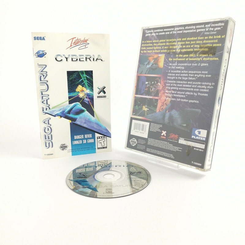 Sega Saturn game "Cyberia" SegaSaturn | Original packaging | NTSC-U/C USA