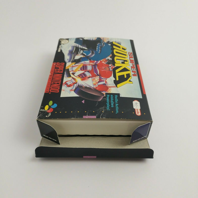 Super Nintendo game "Super Hockey" SNES Icehockey | Original packaging | PAL version NOE