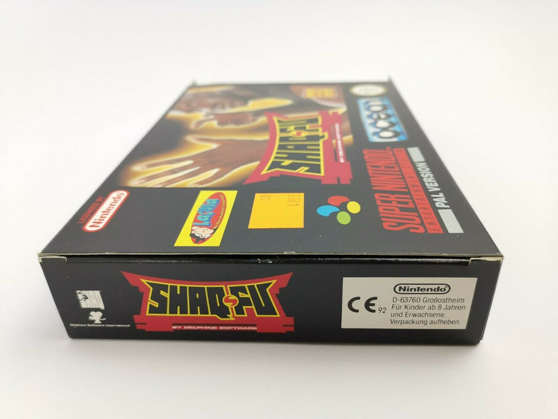 Super Nintendo Game "Shaq Fu" SNES | Original packaging | PAL NOE | SHAQ FU