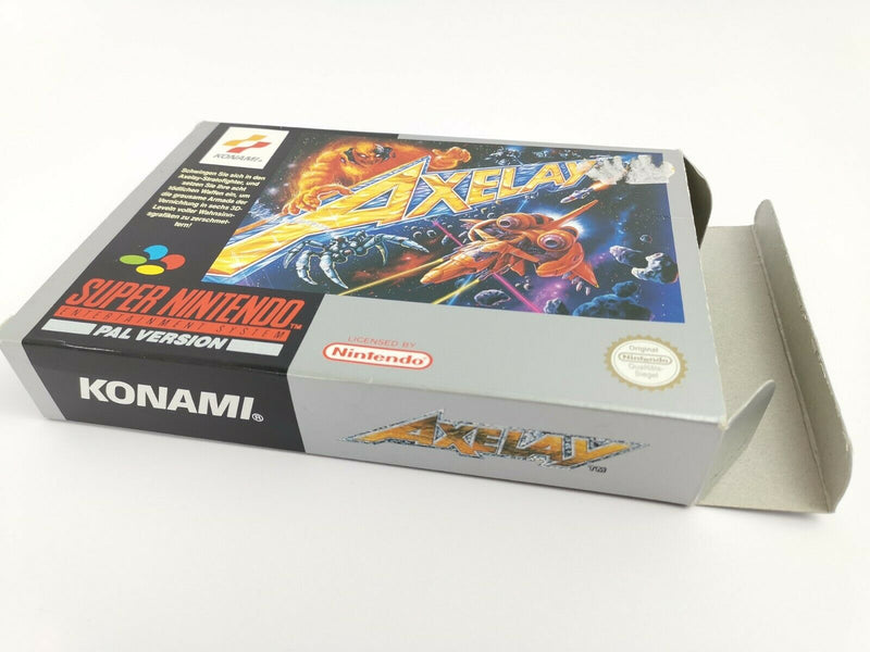 Super Nintendo Spiel " Axelay " | Snes | Ovp | Pal | CIB