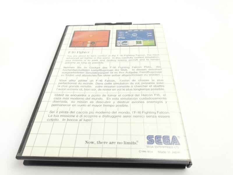 Sega Master System game "The Sega Card F-16 Fighter" MS | Original packaging | Pal