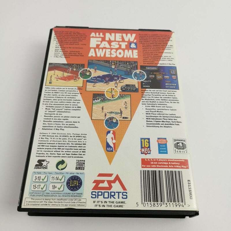 Sega Mega Drive Spiel " NBA Live 95 Basketball " MD MegaDrive | OVP | PAL
