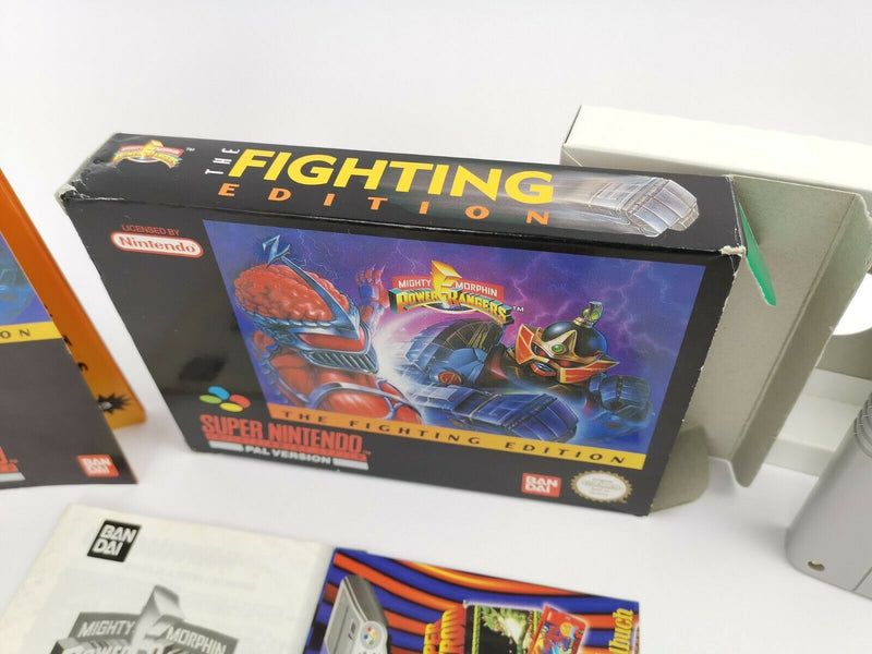 Super Nintendo game "Power Rangers The Fighting Edition" | Snes | Original packaging | Pal