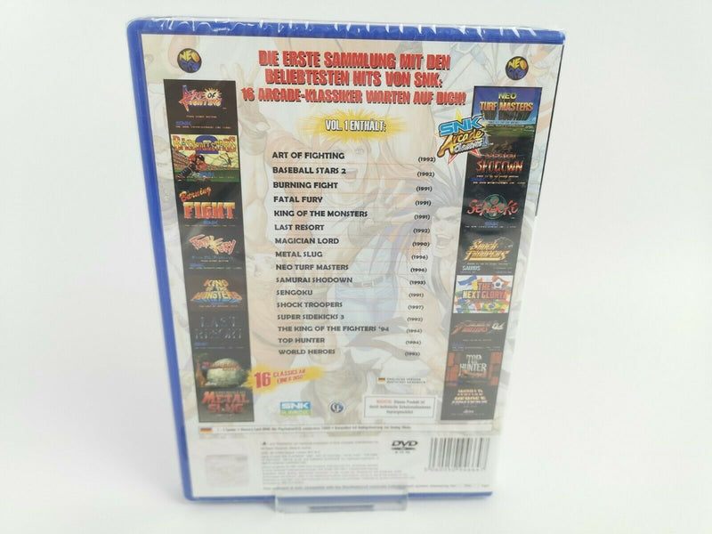 Sony Playstation 2 Spiel " SNK Arcade Classics Vol.1 "| Ps2 | Pal | Neu / Sealed
