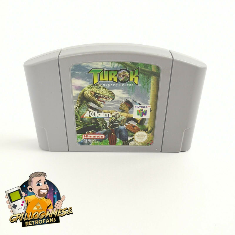 Nintendo 64 game "Turok Dinosaur Hunter" N64 | Module | PAL version | Acclaim