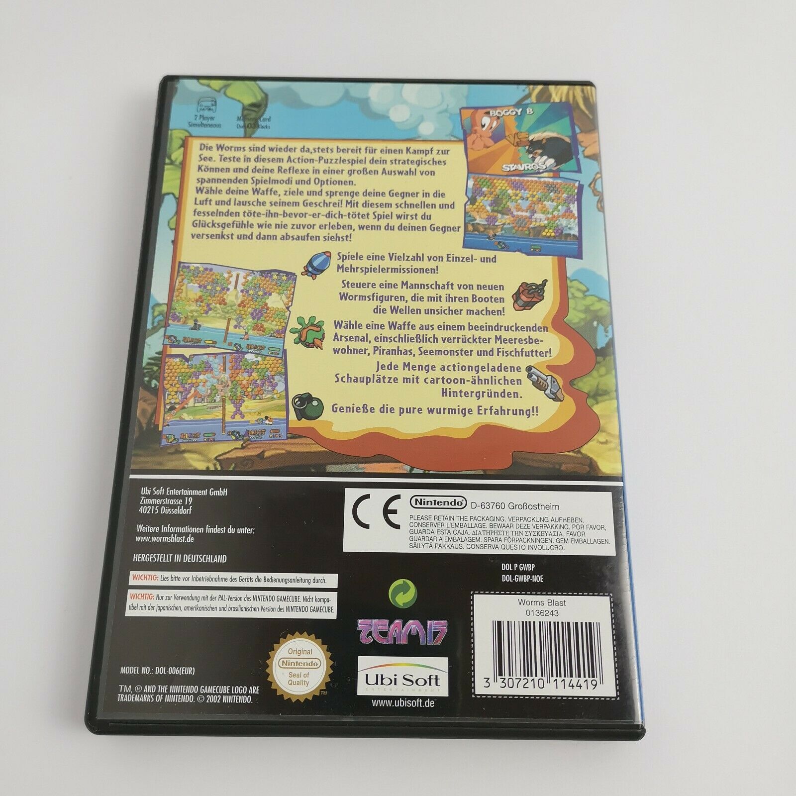 Nintendo Gamecube Spiel " Worms Blast " GC GameCube | OVP | PAL