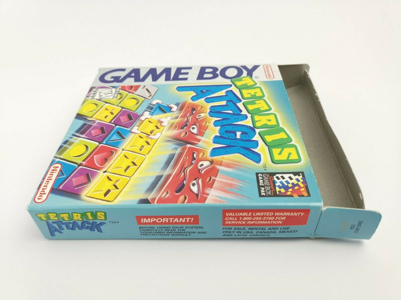 Nintendo Gameboy Classic Game "Tetris Attack" Original Box | NTSC | GameBoy | GB