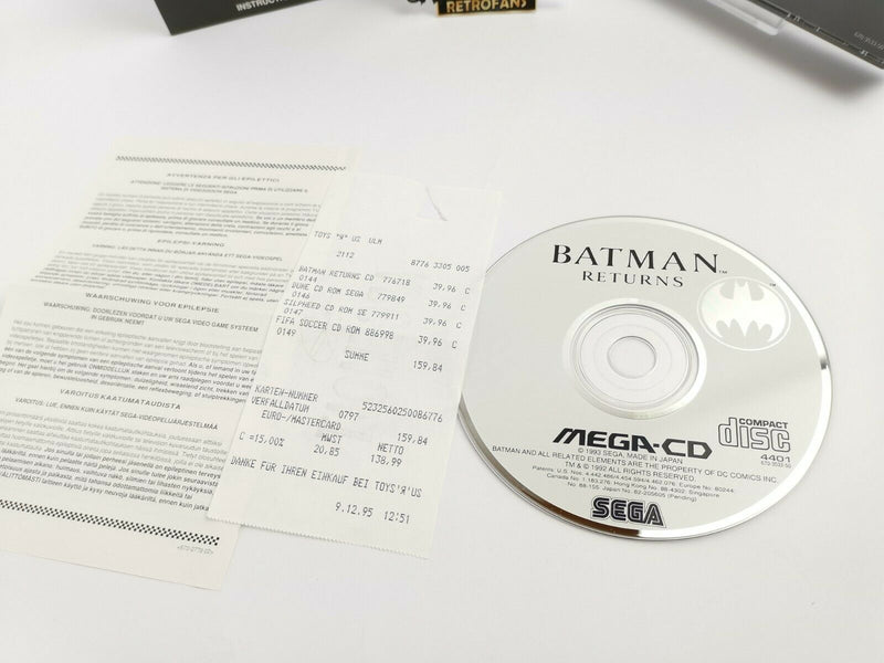 Sega Mega CD Spiel " Batman Returns " Mega-CD | OVP | PAL