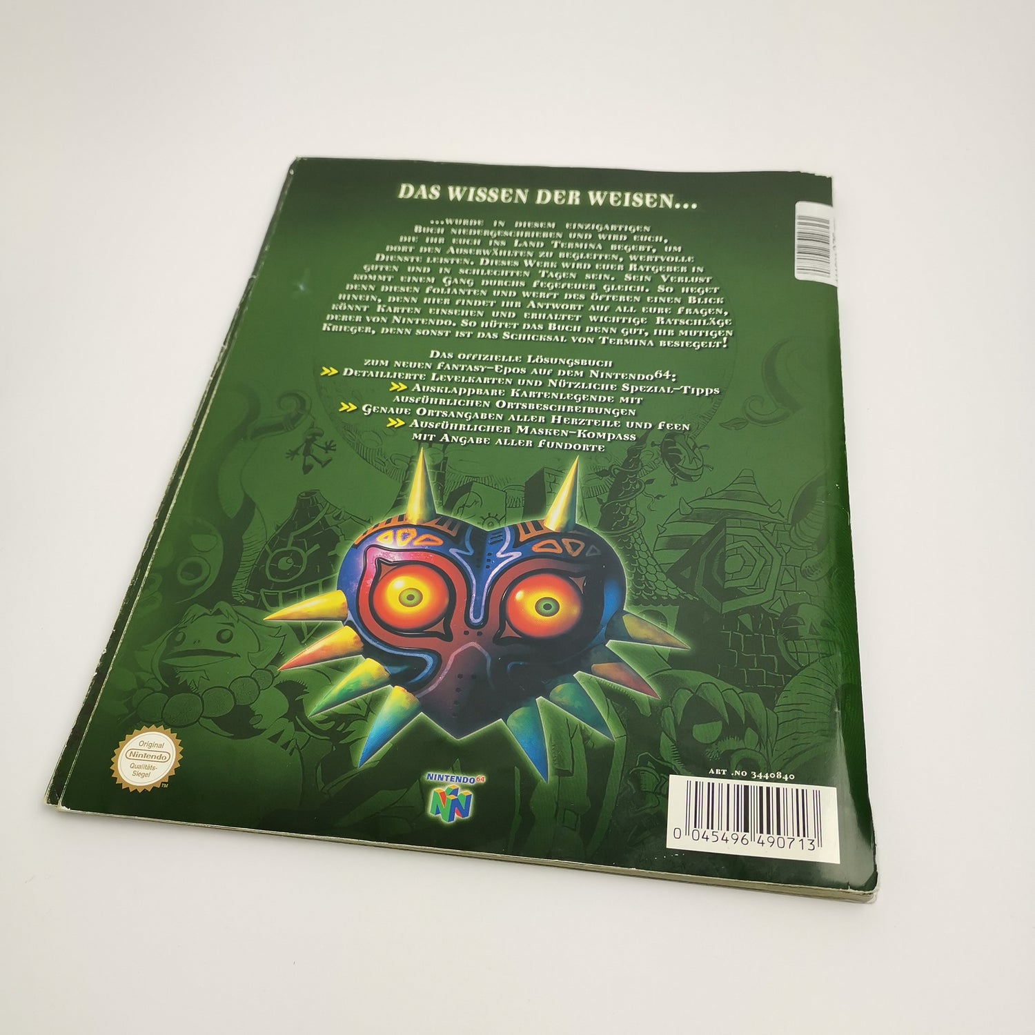 Der offizielle The Legend of Zelda Majoras Mask Spieleberater | N64 Lösungsbuch