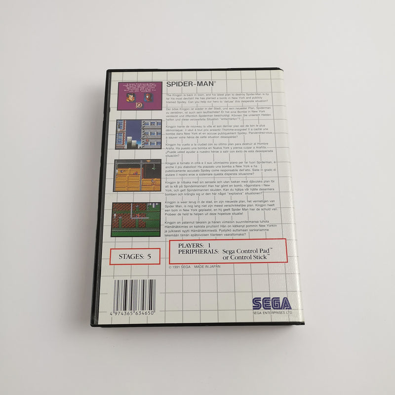 Sega Master System Spiel " Spider-Man " Spiderman MS | OVP | PAL