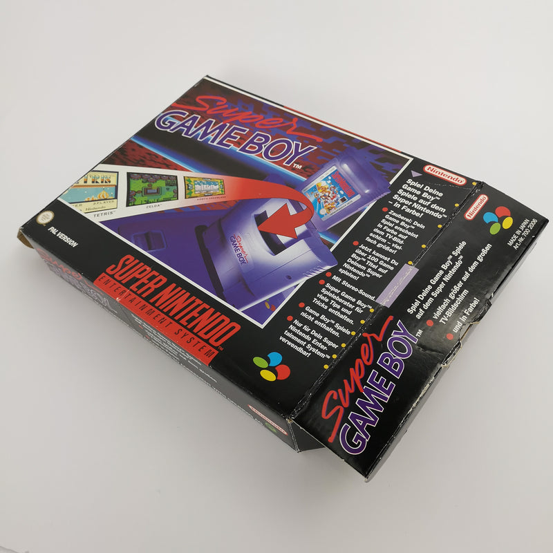 Super Nintendo accessory adapter "Super Game Boy" SNES | Original packaging | PAL Game Boy