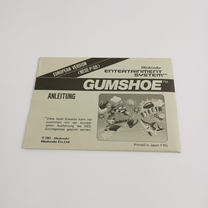 Nintendo Entertainment System Spiel " Gum Shoe " Bienengräber OVP | NES Gumshoe