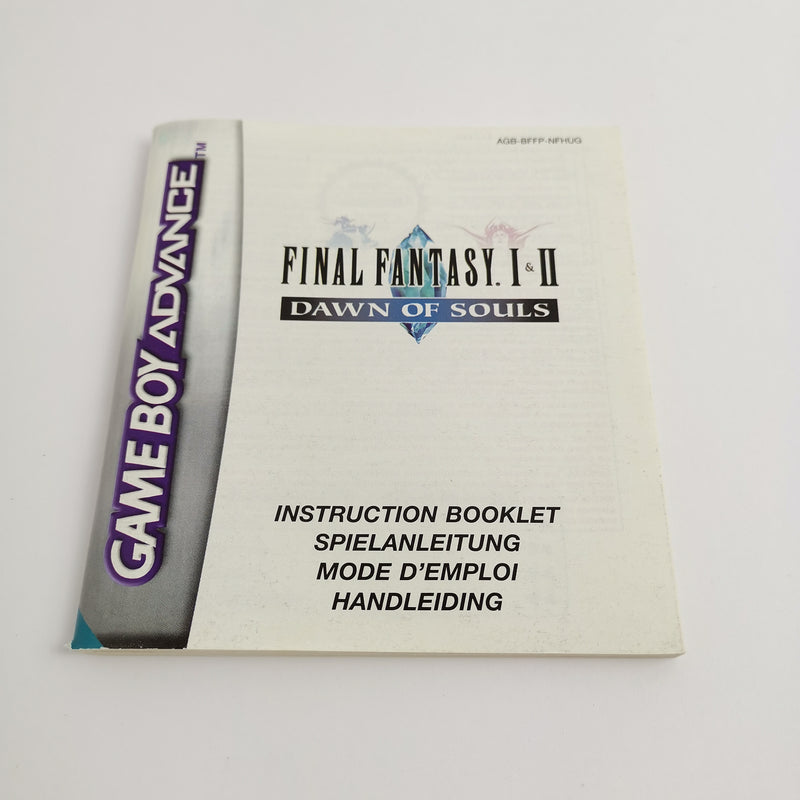 Nintendo Gameboy Advance Spiel " Final Fantasy I & II Dawn of Souls " GBA OVP