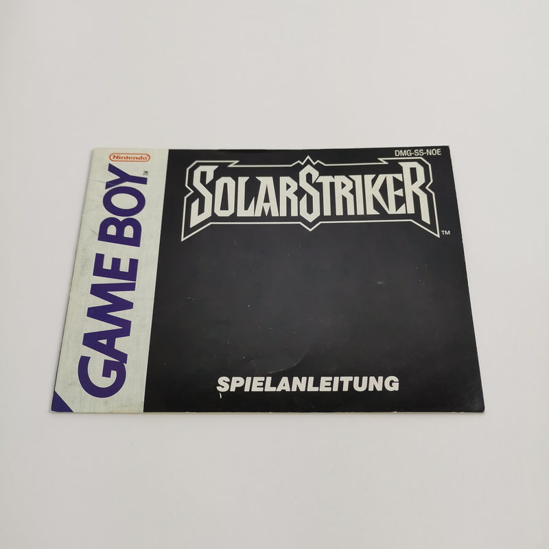Nintendo Gameboy Classic Spiel " Solar Striker " Game Boy SolarStriker | OVP NOE