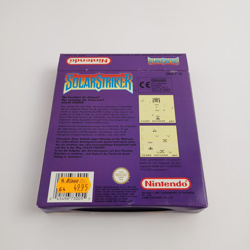 Nintendo Gameboy Classic Spiel " Solar Striker " Game Boy SolarStriker | OVP NOE
