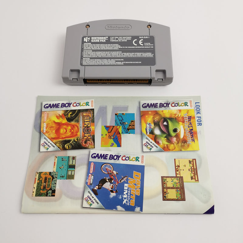 Nintendo 64 Spiel " Turok 3 Shadow of Oblivion + Anleitung " N64 Modul Cartridge