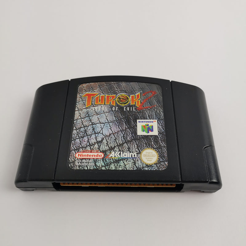 Nintendo 64 game "Turok 2 Seeds of Evil" N64 N 64 | Original packaging | PAL NOE | Acclaim