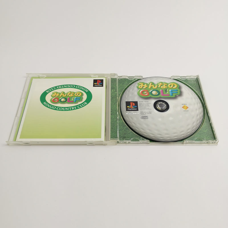 Sony Playstation 1 Game "Minna No Golf 1" Ps1 PSX | NTSC-J Japan | Original packaging