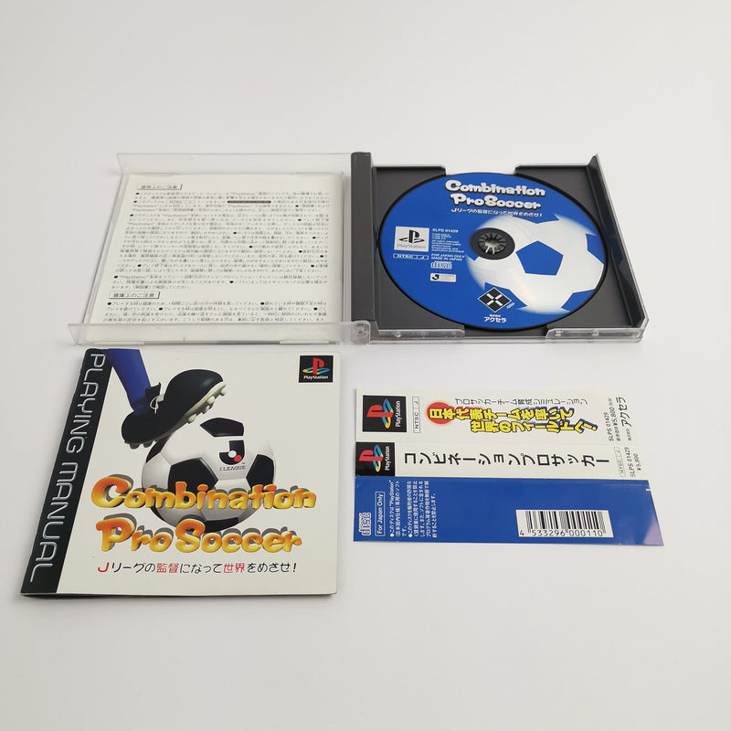 Sony Playstation 1 Spiel " Combination Pro Soccer " Ps1 PSX | NTSC-J Japan | OVP