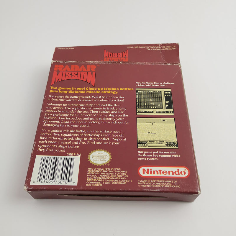 Nintendo Gameboy Classic Spiel " Radar Mission " GB NTSC-U/C USA | OVP
