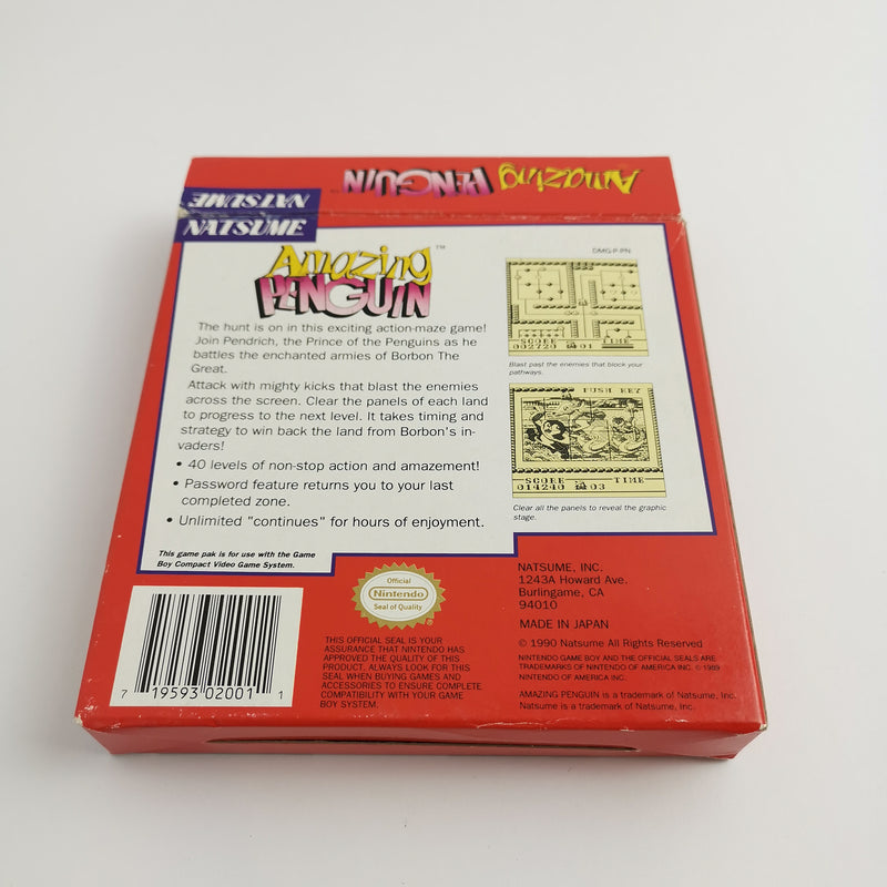Nintendo Gameboy Classic Game "Amazing Penguin" NTSC-U/C USA | Original packaging