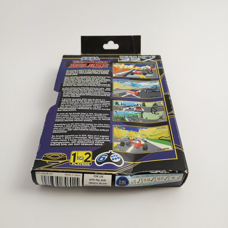 Sega Mega Drive 32X Game "VR Virtua Racing Deluxe" MD MegaDrive | Original packaging | PAL