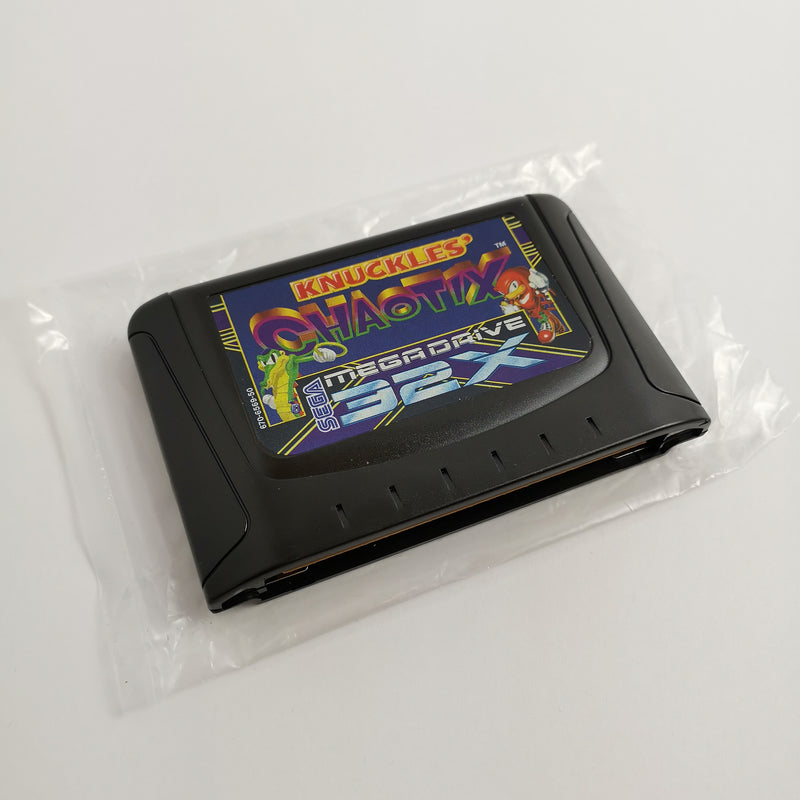 Sega Mega Drive 32X Spiel " Knuckles Chaotix " MD MegaDrive OVP | PAL 32 X