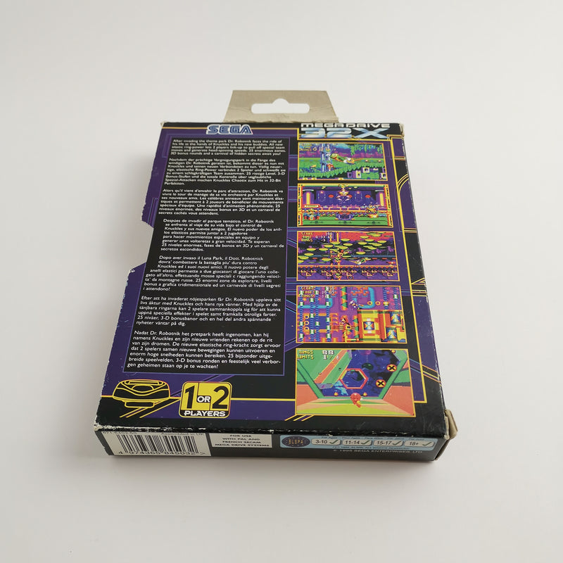 Sega Mega Drive 32X Spiel " Knuckles Chaotix " MD MegaDrive OVP | PAL 32 X