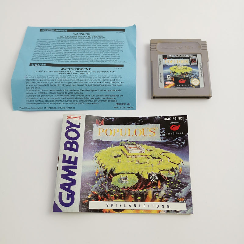 Nintendo Gameboy Classic Spiel " Populous " GB Game Boy | OVP | PAL NOE
