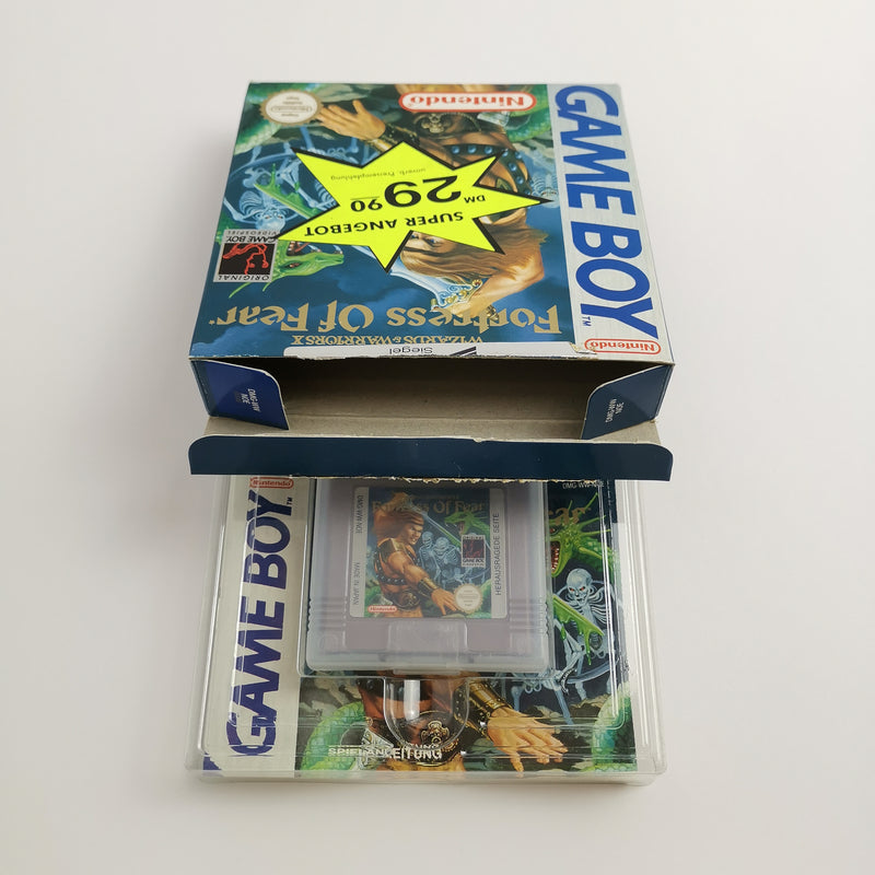Nintendo Gameboy Classic Game "Fortress of Fear" GB Game Boy | Original packaging | PAL NOE