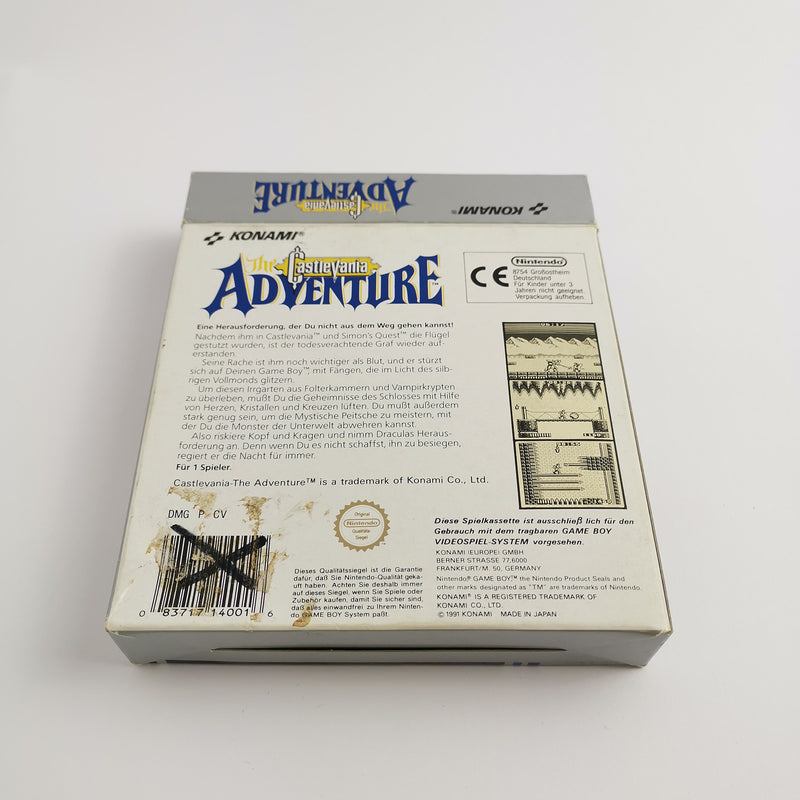 Nintendo Gameboy Classic Spiel " The Castlevania Adventure " Game Boy | OVP PAL