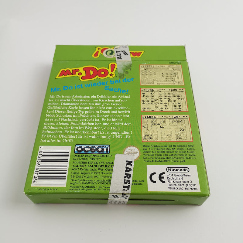 Nintendo Gameboy Classic Game "Mr. Do!" Game Boy | Original packaging | PAL NOE
