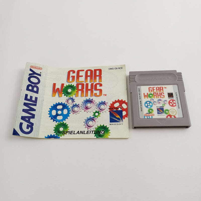 Nintendo Gameboy Classic Game "Gear Works" Game Boy | Original packaging | PAL NOE