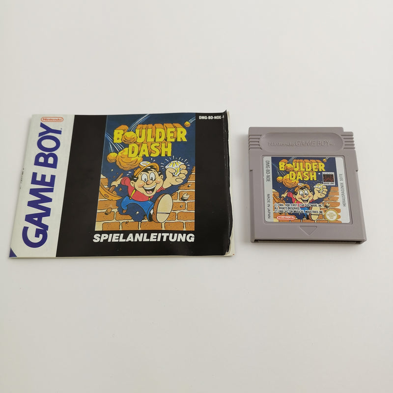 Nintendo Gameboy Classic Spiel " Boulder Dash " GB Game Boy | OVP | PAL NOE-2