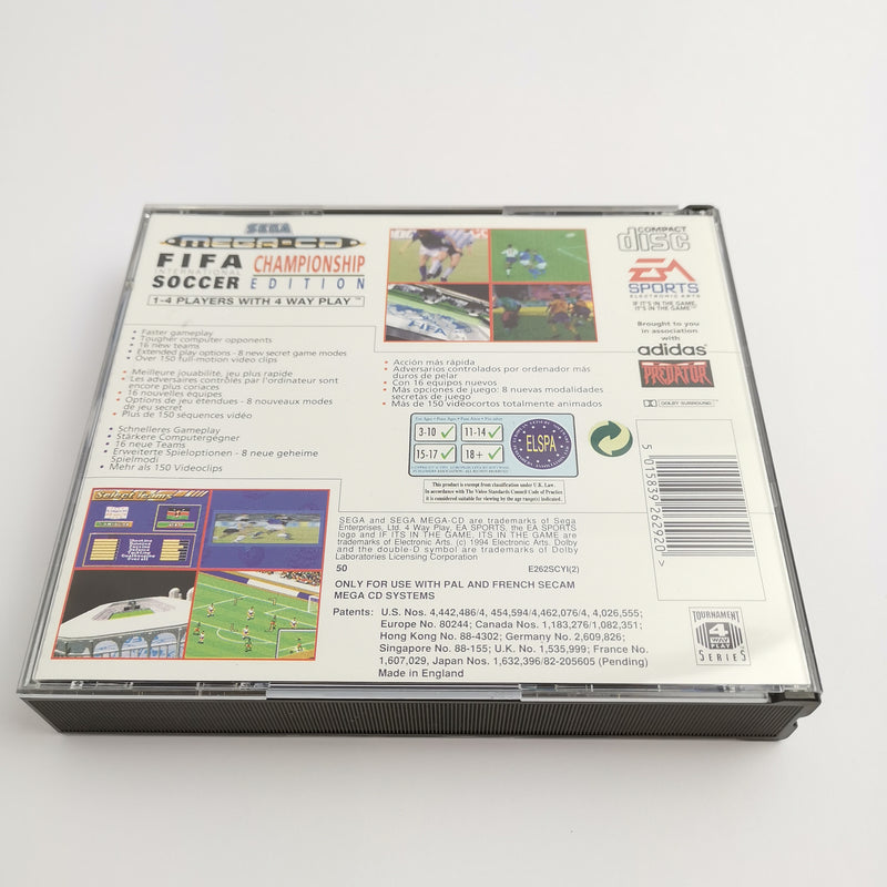 Sega Mega-CD Spiel " Fifa International Soccer Championship " Fußball | OVP PAL