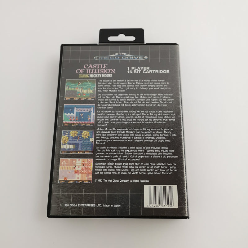 Sega Mega Drive Spiel " Castle of Illusion starring Mickey Mouse " MD | OVP PAL