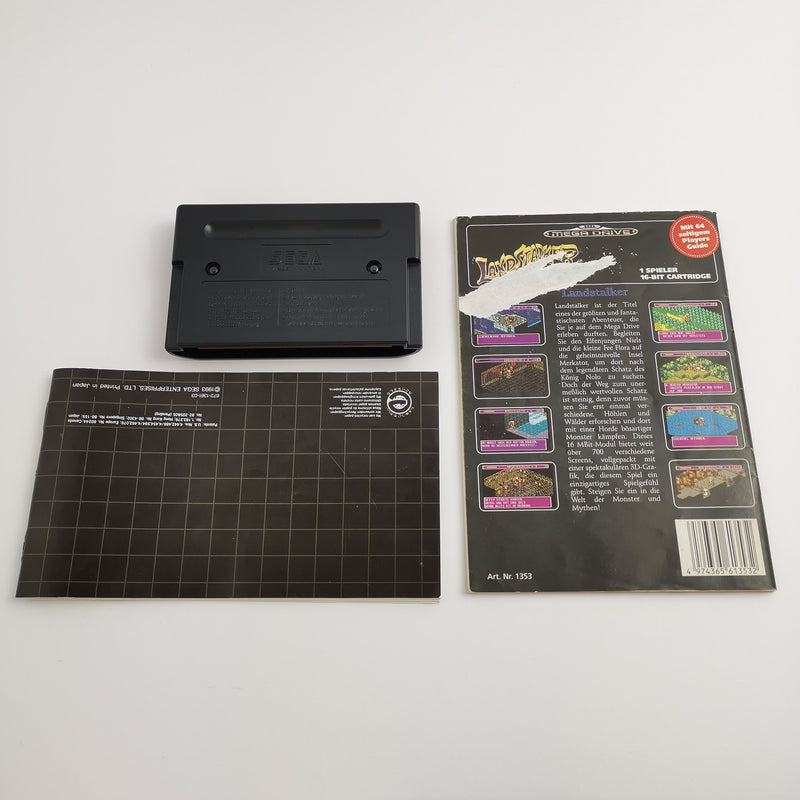 Sega Mega Drive Spiel " Landstalker + Guide " MD MegaDrive Berater | OVP | PAL