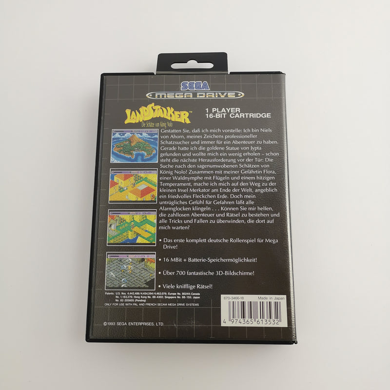 Sega Mega Drive Spiel " Landstalker + Guide " MD MegaDrive Berater | OVP | PAL