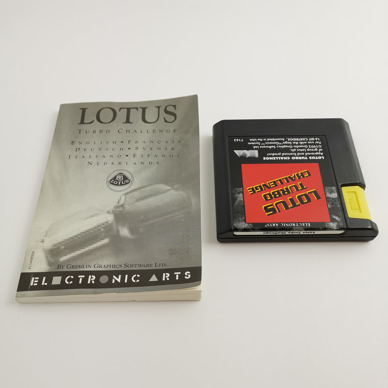 Sega Mega Drive Spiel " Lotus Turbo Challenge " MegaDrive Autorennen | OVP PAL